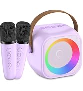 Karaoke 2 Micrófonos Inalambricos Juguetes Niña,Karaoke Infantil con Efectos de Cambio de Voz y Luces LED,Altavoz Bluetooth Portátil para Adultos,para Reuniones Familiares,Navidad,Regalos Karaoke 2 Micrófonos Inalambricos Juguetes Niña,Karaoke Infantil con Efectos de Cambio de Voz y Luces LED,Altavoz Bluetooth Portátil para Adultos,para Reuniones Familiares,Navidad,Regalos