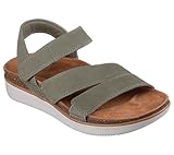 Skechers Sandalia Lifted Comfort Kaki talla numeric_37