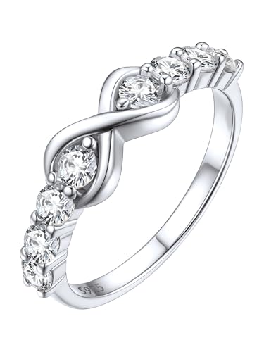 Bague deux cercles ChicSilver en argent 925 et zircone éclatant