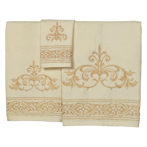 Palace Bath Towel Set Light Cream Bath Hand Fingertip