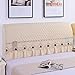 PEIRUK Housse de tête de lit/Housse de tête de lit, 120/150/180cm Petite Housse de tête de lit Double pour lit King Size, Housse de Protection antipoussière pour tête de lit capitonnée en Lin 。 (Co