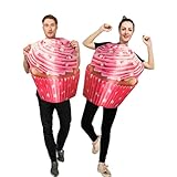 [Diki Home] ハロウィン カップケーキ コスプレ コスチューム 大人 男性 女性 レディース おもしろい 仮装 グッズ 食べ物 スイーツ