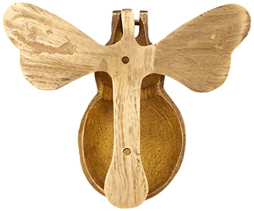 Star Rose Accents - Solid Brass Bumblebee Door Knocker 5X4.25 In. In A Beautiful Shiny Reflective Gold Finish For The Front Door. Includes Bonus Eco Friendly Seed Card. #TOP1