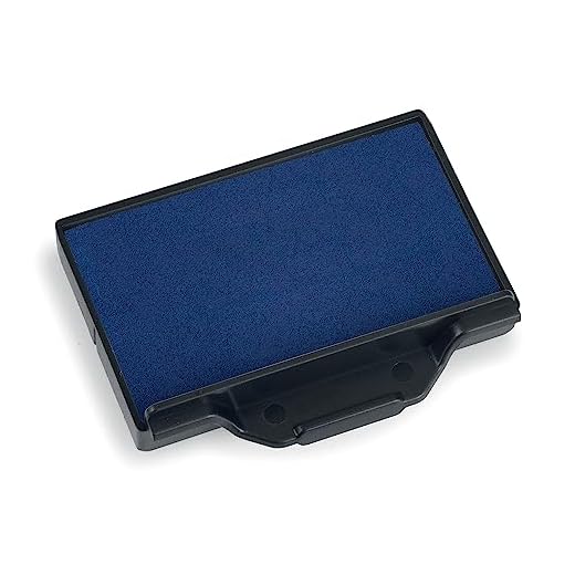 Ersatzkissen 6/57 tinte für Selbstfärbestempel Trodat Metal Line 5207/5470-6 Farben erhältlich (6/57B - Blau)