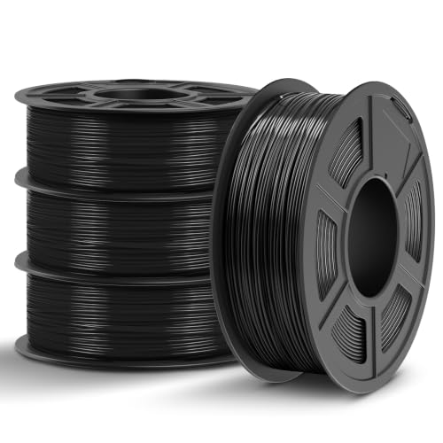 Image of TECBEARS TPU Filament 1.75mm, 95A, 4kg Bundle, Black