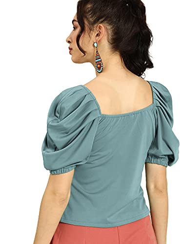 Image of Nefer Women's Solid V-Neck T-Shirt
