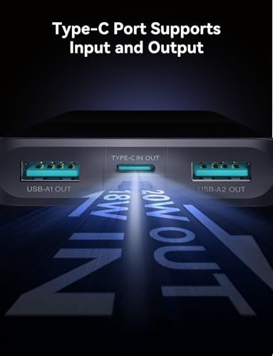 Joyroom JR-QP191 22.5W Power Bank 10000mAh With Large Digital Display Supports PD3.0,QC3.0 - Black|12 Months Warranty