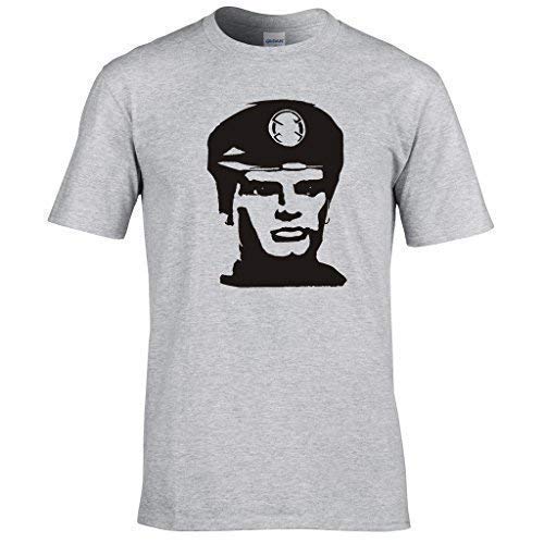 Naughtees Clothing - Captain Scarlet Medium Sports Grey Standard fit T-Shirt