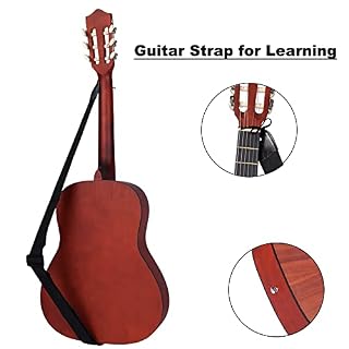 ADM 3/4 Guitare Classique pour Enfants, Guitare Acoustique Débutant Set 36 Pouces pour Adultes et Étudiants, Apparence… - Les Beatles, Paul McCartney, John Lennon, RIngo Starr, George Harrison ADM 3/4 Guitare Classique pour Enfants, Guitare Acoustique Débutant Set 36 Pouces pour Adultes et Étudiants, Apparence… – Image 4