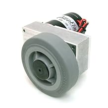 A28-400-G-5W 5-Inch Wheel Motor, 12V, 24V, or 36V DC, 580 RPM