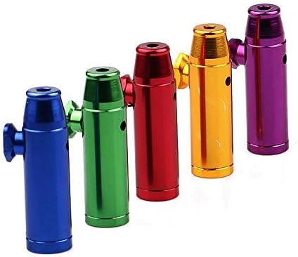 53mm Flat Bullet Snuff Bottle Aluminum Alloy The Closed Portable Snuff Bottle of Snuff Bottle