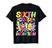 Back to School 6th Sixth Grade Dream Team Teacher Kids T-Shirt