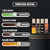 Bella Vita Luxury Long Lasting Perfume Gift Set for Man | 4x20ml | Gifts for Men | Woody, Citrusy, Oud, Premium Fragrance Scent | KLUB, OUD, CEO, G.O.A.T | Best gift for Valentine's Day
