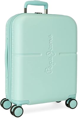 Pepe Jeans Highlight, Women's Carry-On Luggage, Turquoise, 40x55x20 Cms