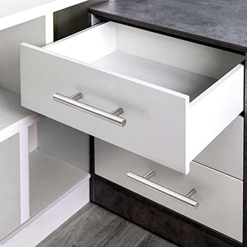 Probrico 5 Pack|T Bar Cabinet Pulls Stainless Steel Kitchen Handles Bathroom Cupboard Knobs 3" Hole Centers, 5 Inch Total Length by Probrico - Image 2