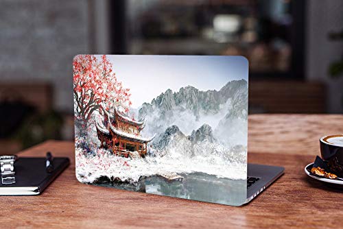 Image of Galaxsia Floral D29 Vinyl Laptop Skin /Sticker /Cover Compatible for Any 15.6 Inches Laptop (Hp /Dell /Sony /Asus etc..) Or Notebook.