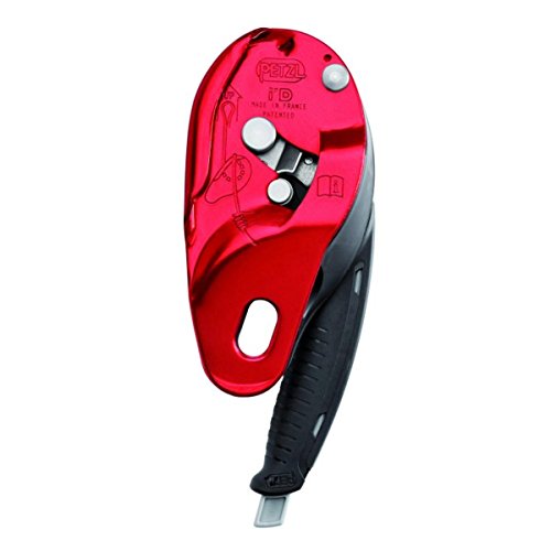 PETZL - I'd L, Self-Braking Descender for Rescue, Red