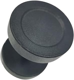 TEHAUX Sliding Barn Door Handle Heavy Duty Pull and Flush Door Knob Rustic Style Black Powder Coated Finish Furniture Hardware for Cabinets Closet Supply