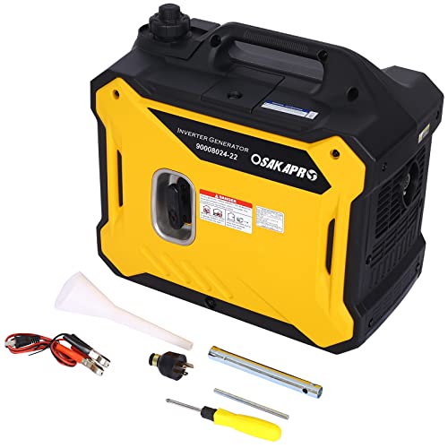 Super Quiet Inverter Generator 2000w Portable Generator, 79.7CC Ultra Light Epa Compliant