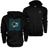 Blue 84 Standard NHL Officially Licensed Hooded Sweatshirt Front/Back Curl Team Color