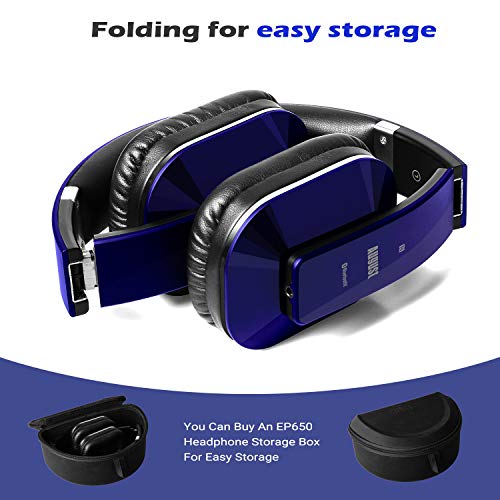 August EP650L Ep650 Bluetooth Wireless Over Ear Headphones With Aptx Ll Low Latency/Multipoint/Nfc / 3.5Mm Audio In/Headset Microphone thumb #6