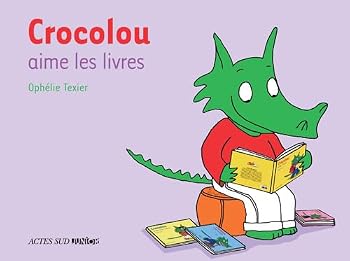 Hardcover Crocolou aime les livres [French] Book