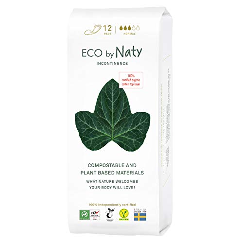Eco by Naty, Compresas para incontinencia, Normal, 12 unidades