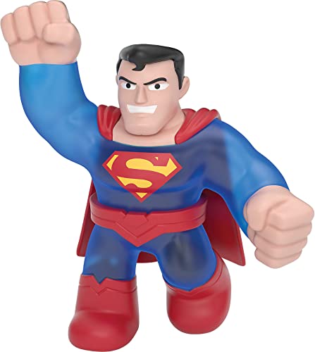 Heroes of Goo Jit Zu 41233 - Paquete de Juguete de Superman de DC, héroes Flexibles, pegajosos y elásticos, Color Rojo y Azul