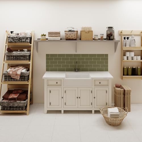 Image of AmGood 14 inch x 72 inch Stainless Steel Wall Shelf | Appliance & Equipment Metal Shelving | Kitchen, Restaurant, Garage, Laundry, Utility Room | Heavy Duty | Squared Edge | NSF Certified