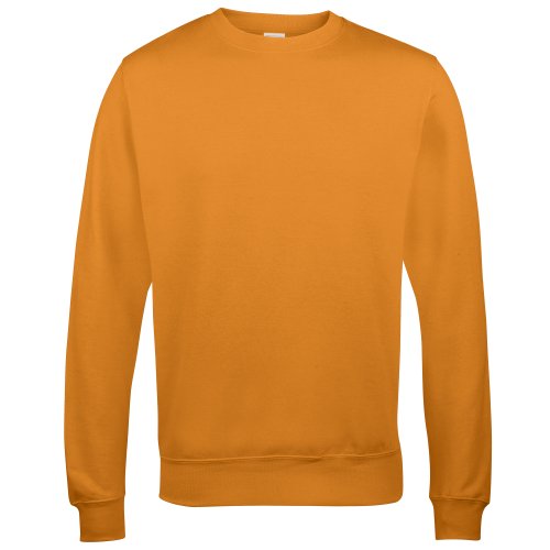 AWDis Men's Sweat Sweatshirt, Orange (Orange Crush), X-Large