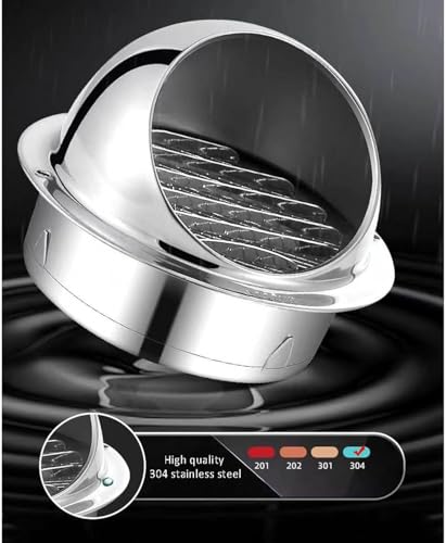 Grille d'aération murale en acier inoxydable durable pour bâtisse - 4