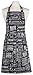 Now Designs Basic Cotton Kitchen Chef's Apron, Chalkboard