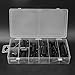315 Pcs Slotted Cylinder Spring Pins Kit Storage Case Multiple Sizes Black Spring Steel Construction Automotive Engine Industrial Applications