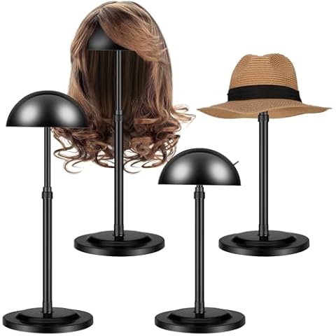 Tatuo Adjustable Wig Head Stands 4-Pack Cover
