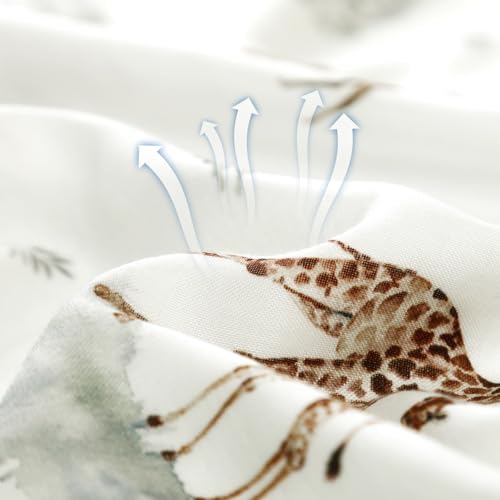 Image of GRSSDER Cotton Muslin Quilt Blanket - Silky Soft and Breathable Kids' Throw Blanket, Oversized Muslin Blankets for Newborns, Toddlers & Kids, 6 Layers Reversible Design for All Seasons, 55 inch x 69 inch