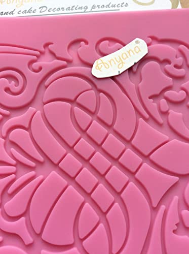 Anyana Edible Wedding Lace Cake Silicone Baking Lace Mat Fondant Impression Texture Lace Decorating Mold Sugar Craft Icing Candy Imprint Moulds Craft #TOP4