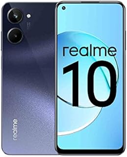 realme 10-8+128GB smartfon, wyświetlacz Super AMOLED 90 Hz z kolorowym aparatem AI 50MP, Procesor Helio G99, mocna bateria 500 mAh, ładowarka SuperVOOC 33 W, Rush Black