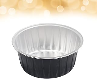Small Round Aluminum Foil Melting Wax Bowls 30G Wax Bean Containers for Hair Removal and Warmer Replacement Dish