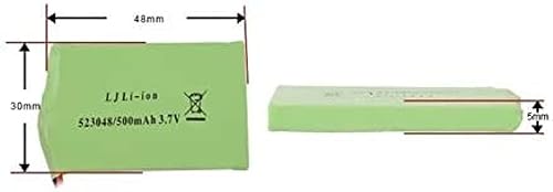Miniatura 4 de USMJ 3.7V 500mAh 523048 batería de iones de litio para control remoto juguetes eléctricos batería para RC inclinada máquina tambor de mano