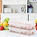 Pedersean Egg Storage for Refrigerator, Egg Holder for Fridge with Lid, Stackable Egg Storage with Safety Buckle (2)