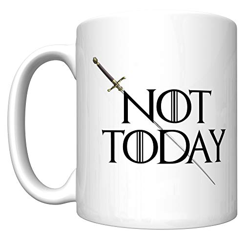 CJ Artisans Not Today with Needle (Arya Stark, Game of Thrones) Coffee Mug