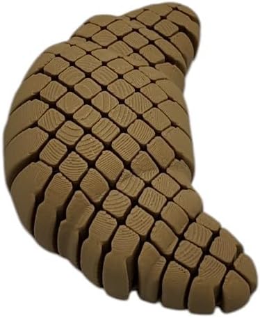 Flexi Fidget – Articulating Flexible Animals and Creatures – 3D Printed Sensory Desk Figurines – Stress, Anxiety & Focus Relief – Bendable Collectible Figures (Canadian Flag)