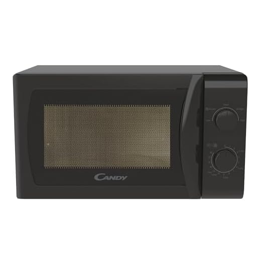 Candy Idea CMW20SMB Four Micro-ondes 700 W 20L, Fonction Décongélation, Plateau Tournant, Noir