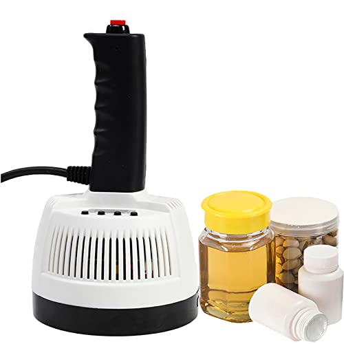 NYTFHMS Handheld Electromagnetic Induction Sealer Machine, Bottle Heat Sealing Tool, Adjustable Power Time Aluminum Foil Plastic Capping Sealer, for Plastic Glass Bottles C,8cm