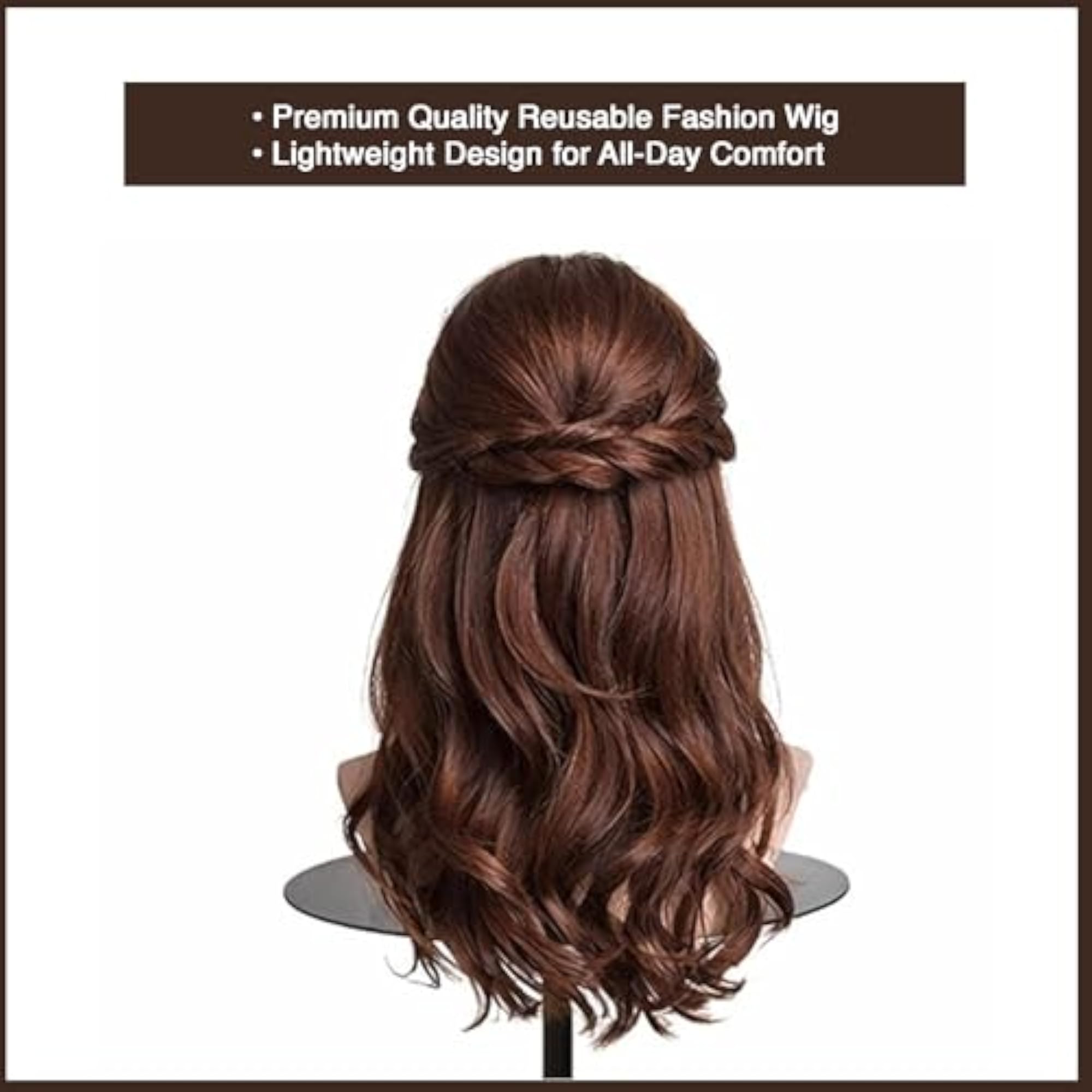 Party Perfect Long Wig Accessory, Synthetic Hair