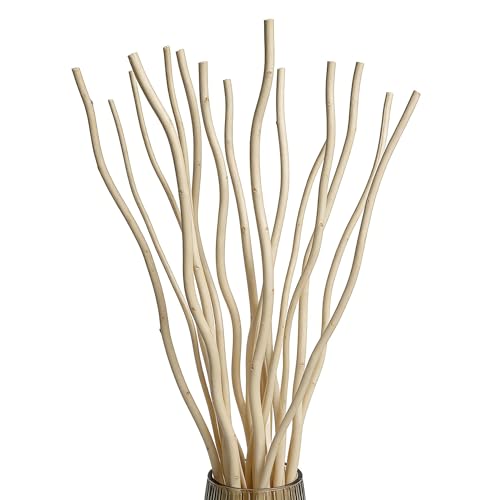 Dried Curly Willow Branches, 15 Stems Dried Twigs Sticks 18-19”