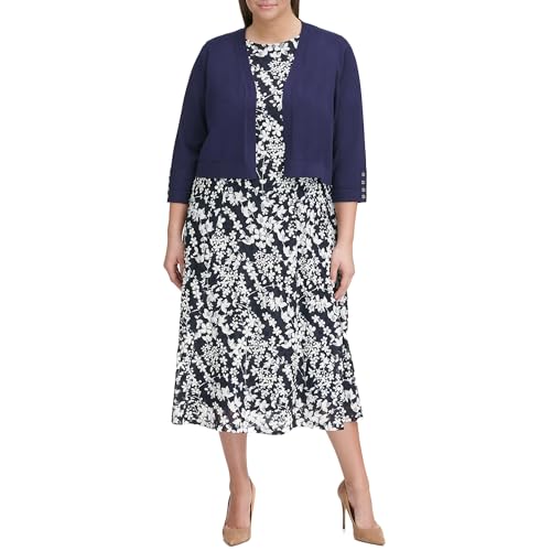 Image of Tommy Hilfiger Womens Button Sleeve Shrug