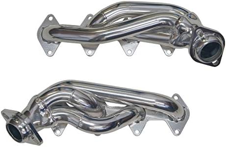 Doug Thorley Headers THY-221-SS-C Silver Stainless Steel Shortie Header (Ceramic Coated, 2004-10 Ford F150 F250 F350 Expedition, 5.4L), 1 Pack, (Carb Compliant)