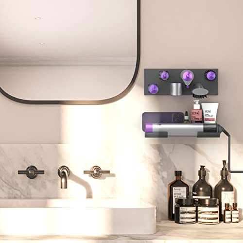 MyLifeUNIT Suporte de armazenamento para modelador de cachos Dyson Airwrap completo, suporte de pare