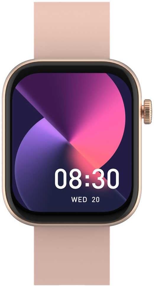 Denver SWC-185RO Smartwatch showing time and date